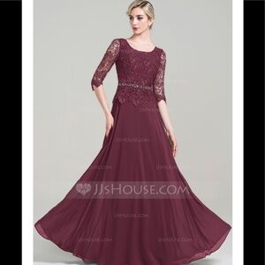 JJ’s House Mother of the Bride Formal Chiffon Dress